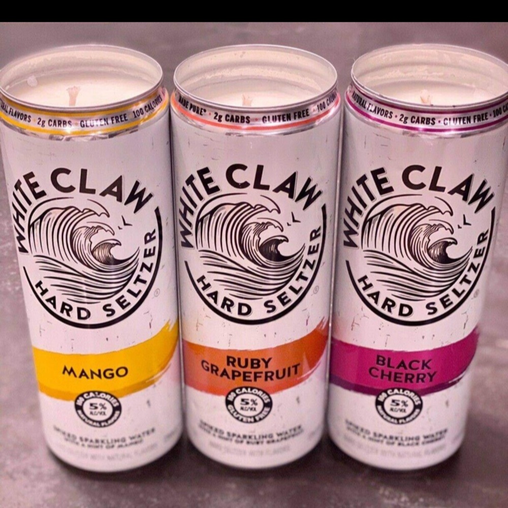 White claw scented candles!